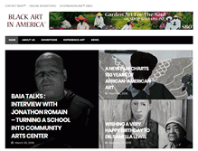 Tablet Screenshot of blackartinamerica.com